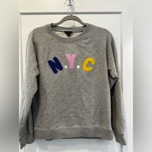 Gray NYC Graphic Women's Sweater